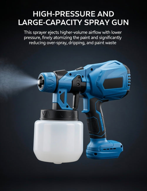 Portable Wireless Electric Paint Sprayer.