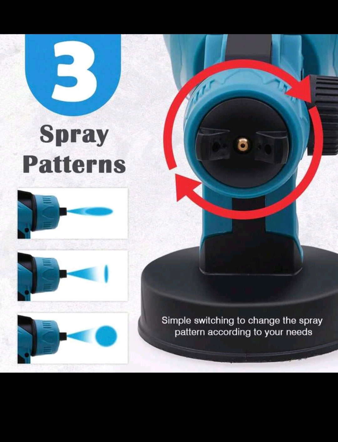 1pc Portable Wireless Electric Paint Sprayer, High Pressure Spray Gun With Lithium-Ion Battery, Easy To Clean, Suitable For Home Decor, Furniture, Cabinets, Fences, Can Be Used Indoors And Outdoors, Ideal Tool For DIY Work!